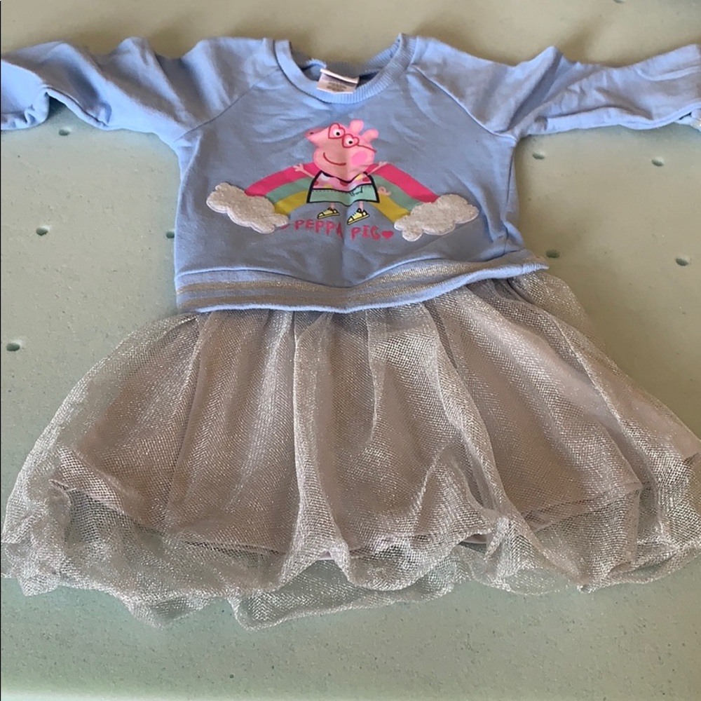 Pepper Pig Sweatshirt Dress Size 4T